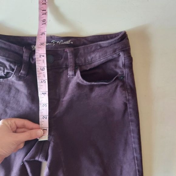 Universal Thread Mis Rise Skinny Jeans Purple Sz 0 / 25 - Picture 8 of 10